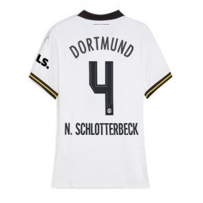 Borussia Dortmund Nico Schlotterbeck #4 Dámské Alternativní Dres 2024-25 Krátký Rukáv